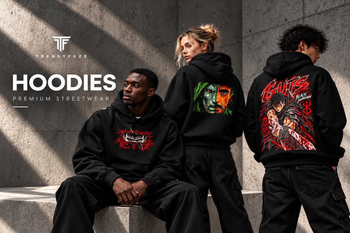 Trendy Fuze hoodies campaign collection banner