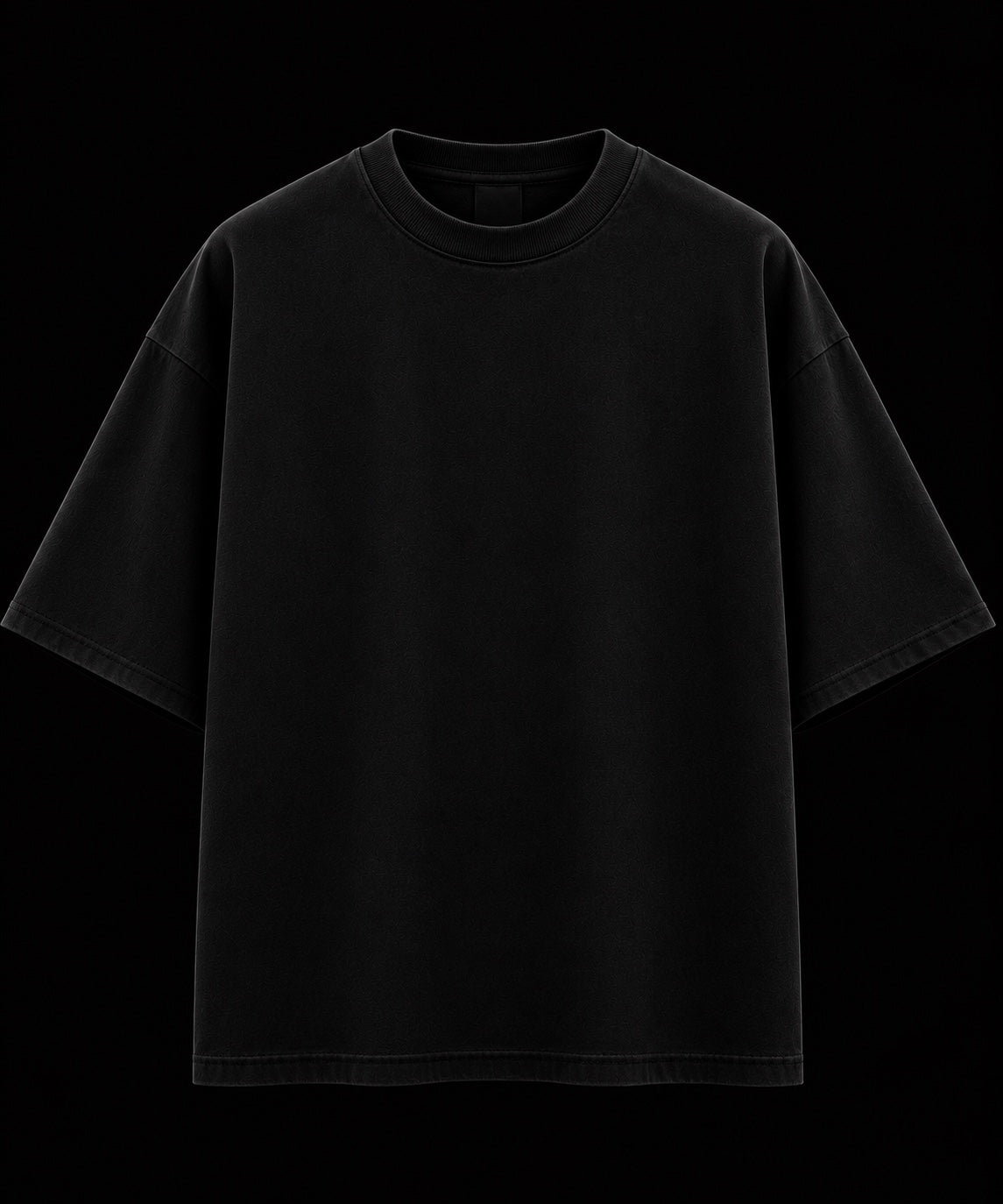 Trendy Fuze Baki Hanma oversized black T-shirt - clean front