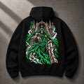 Doctor Doom oversized black hoodie back graphic