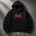 Guts Black Swordsman oversized black hoodie front view