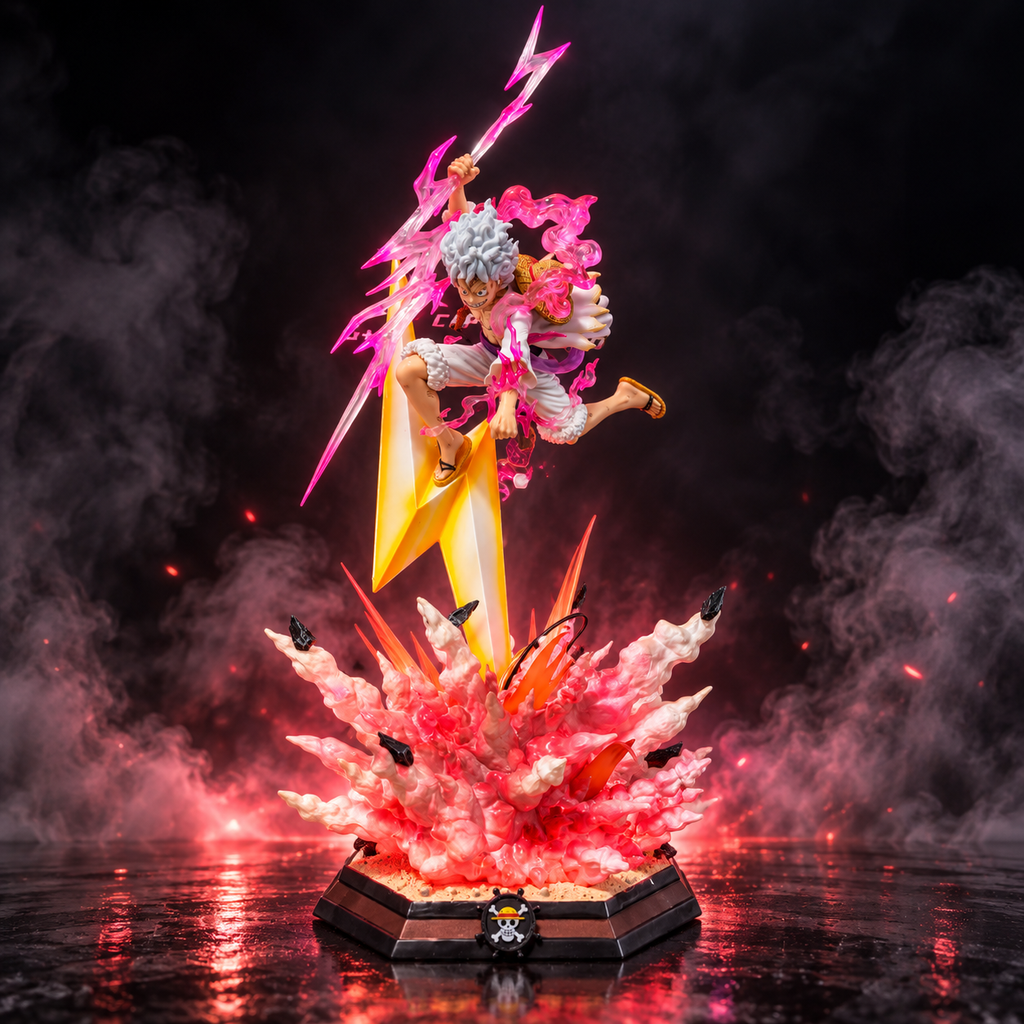 Monkey D. Luffy Gear 5 Lightning Explosion luminous figure full-body view