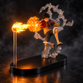Monkey D. Luffy Red Hawk LED figure lamp front view on dark background
