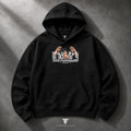 Toji Fushiguro oversized black hoodie graphic